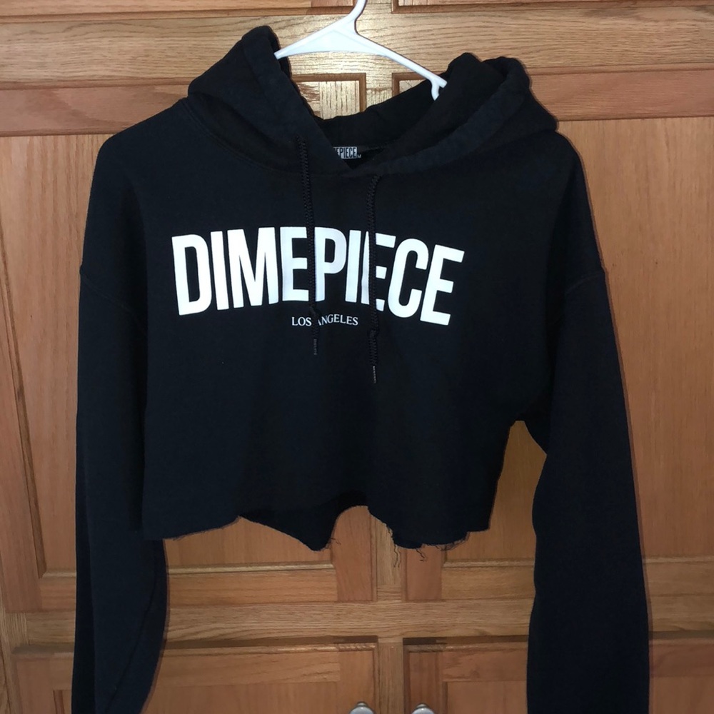 Dime piece crop hoodie